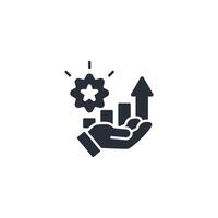 value creation icon. .Editable stroke.linear style sign for use web design,logo.Symbol illustration. vector