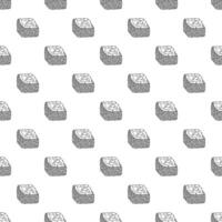 Seamless pattern with sushi roll for decorative print, wrapping paper, menu, wallpaper and fabric vector