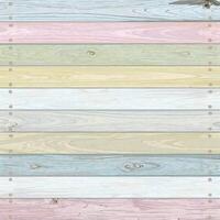 Mixed used cut timber panels pastel painted fade condition square background graphic illustrated. Wooden texture pattern tropical style. vector