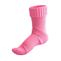 A Pink Sock On a Transparent Background png