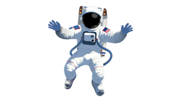 Astronaut isolated, Spaceman, Spacewalk, astronaut during space walk, Hand drawn astronaut in spacesuit fling in the space, cosmonaut in universe png