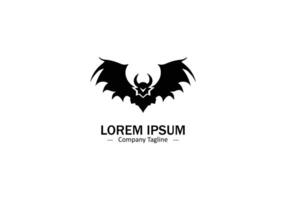 bat icon logo Halloween character ghost illustration cartoon symbol graphic vector
