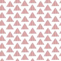 Monochrome seamless pattern with simple geometric shapes. Scandinavian background. vector