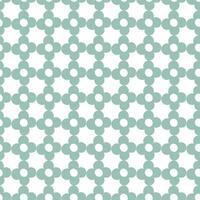 Seamless pattern with simple abstract shapes, flowers. Monochrome geometric backgrounds vector