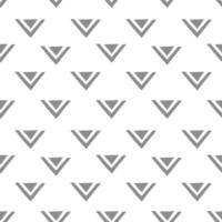 Monochrome seamless pattern with simple geometric shapes. Scandinavian background. vector