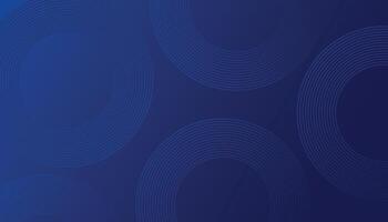 Abstract dark blue background with glowing circle lines. Technology background. vector