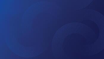 Abstract dark blue background with glowing circle lines. Technology background. vector