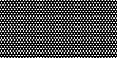 Mesh black and white seamless pattern on a black background. vector