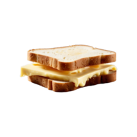 Butter Sandwich Isolated on Transparent Background png