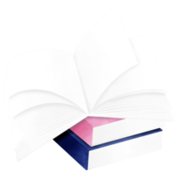 There are many notebooks and books on the table png
