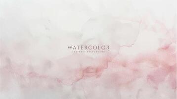 Abstract horizontal watercolor background. Neutral light colored empty space background illustration vector