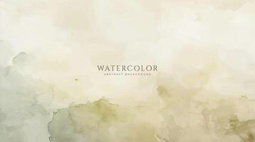 Abstract horizontal watercolor background. Neutral light colored empty space background illustration vector