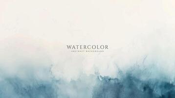 Abstract horizontal watercolor background. Neutral light colored empty space background illustration vector