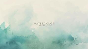 Abstract horizontal watercolor background. Neutral light colored empty space background illustration vector