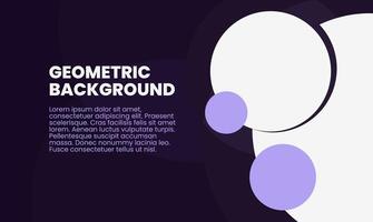 background design with gradient-colored geometric circle patterns, providing a modern and attractive look. good for presentation slides, web, landing page, banner, cover, home page vector