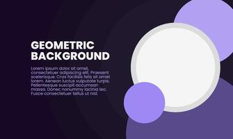 background design with gradient-colored geometric circle patterns, providing a modern and attractive look. good for presentation slides, web, landing page, banner, cover, home page vector