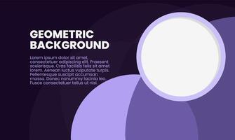 background design with gradient-colored geometric circle patterns, providing a modern and attractive look. good for presentation slides, web, landing page, banner, cover, home page vector