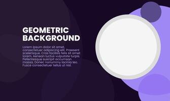 background design with gradient-colored geometric circle patterns, providing a modern and attractive look. good for presentation slides, web, landing page, banner, cover, home page vector