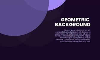 background design with gradient-colored geometric circle patterns, providing a modern and attractive look. good for presentation slides, web, landing page, banner, cover, home page vector