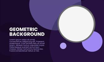 background design with gradient-colored geometric circle patterns, providing a modern and attractive look. good for presentation slides, web, landing page, banner, cover, home page vector