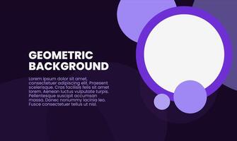 background design with gradient-colored geometric circle patterns, providing a modern and attractive look. good for presentation slides, web, landing page, banner, cover, home page vector