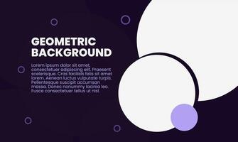 background design with gradient-colored geometric circle patterns, providing a modern and attractive look. good for presentation slides, web, landing page, banner, cover, home page vector