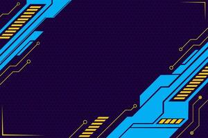 abstract cyberpunk technology dark background vector