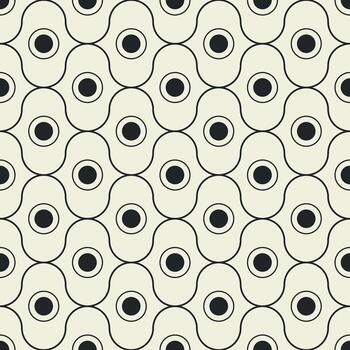 sin costura geométrico creativo modelo. minimalista repetible monocromo antecedentes. textil interminable impresión vector