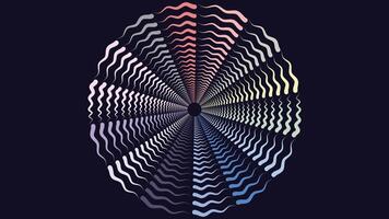 Abstract spiral spinning net type glowing background. vector
