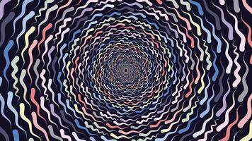 Abstract spiral spinning net type glowing background. vector