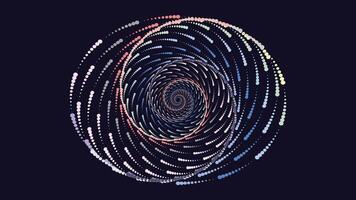 Abstract spiral spinning net type glowing background. vector