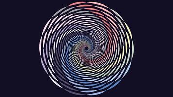 Abstract spiral spinning net type glowing background. vector