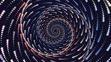 Abstract spiral spinning net type glowing background. vector
