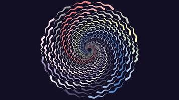 Abstract spiral spinning net type glowing background. vector