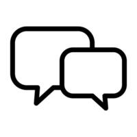 Chat icon. Talk bubble speech icon. Dialogue balloon icon. vector