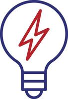 Renewable Energy Line Two Color Icon vector