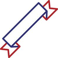 Banner Line Two Color Icon vector