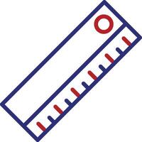 Ruler Line Two Color Icon vector