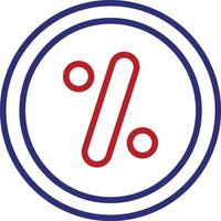 CTR Line Two Color Icon vector