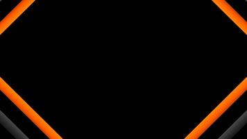 Orange and White Neon Motion Effect Background VJ Loop in 4K video