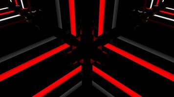 Red and White Neon Moving Effect Background VJ Loop in 4K video