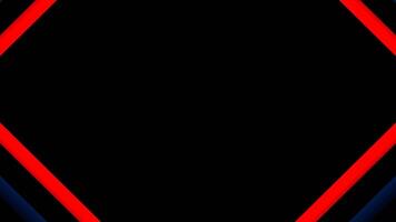 Red and Blue Neon Motion Effect Background VJ Loop in 4K video