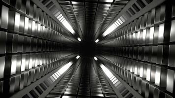 White Abstract Energy Tunnel Background VJ Loop in 4K video