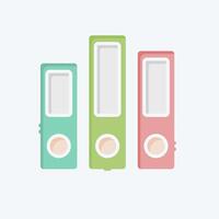 Icon Archive. related to Book symbol. doodle style. simple design illustration vector