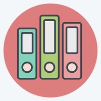 Icon Archive. related to Book symbol. color mate style. simple design illustration vector