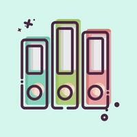 Icon Archive. related to Book symbol. MBE style. simple design illustration vector
