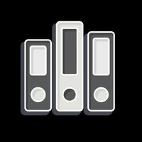 Icon Archive. related to Book symbol. glossy style. simple design illustration vector