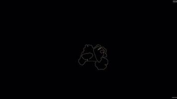 Fractal sequence patterns 3D. Beautiful bright ornament. video