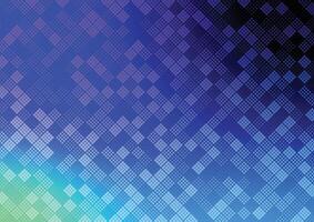 Square pattern technology line blue background vector