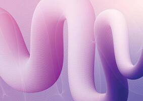 Abstract pink wave graphics presentation background vector